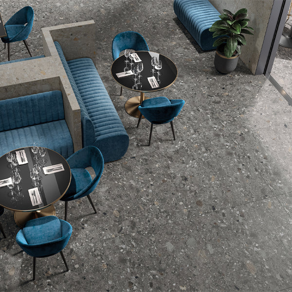 600x1200mm Cercom Ceramiche - Ceppo Nero