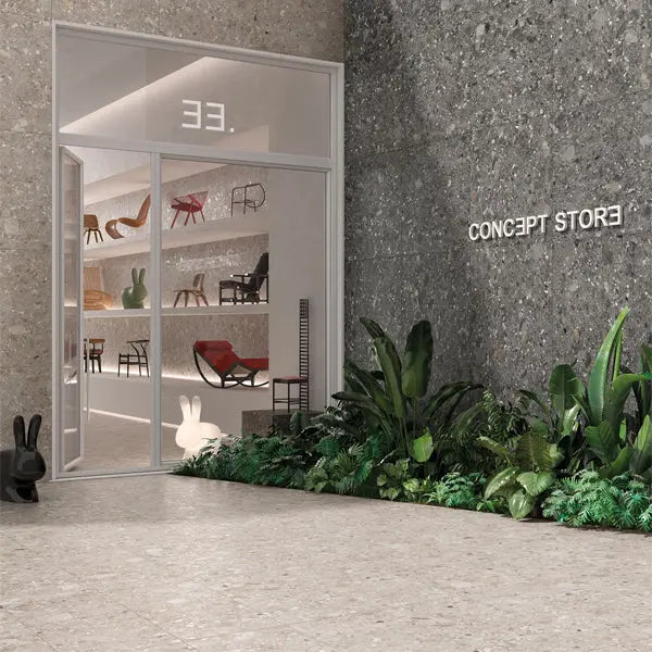 Elite Design Studio - 600x1200mm Cercom Ceramiche - Ceppo Nero