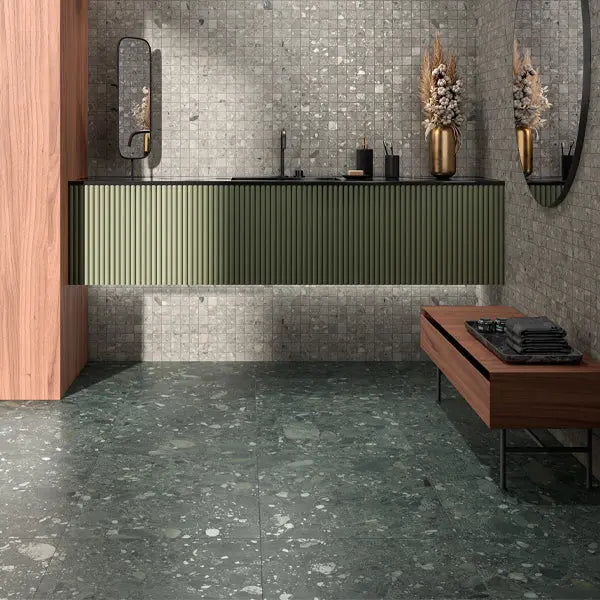 Elite Design Studio - 600x1200mm Cercom Ceramiche - Ceppo Verde