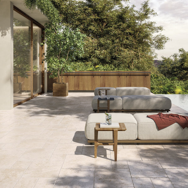 Cerdomus - Tibur Cross-Cut Beige Modular (French Pattern)