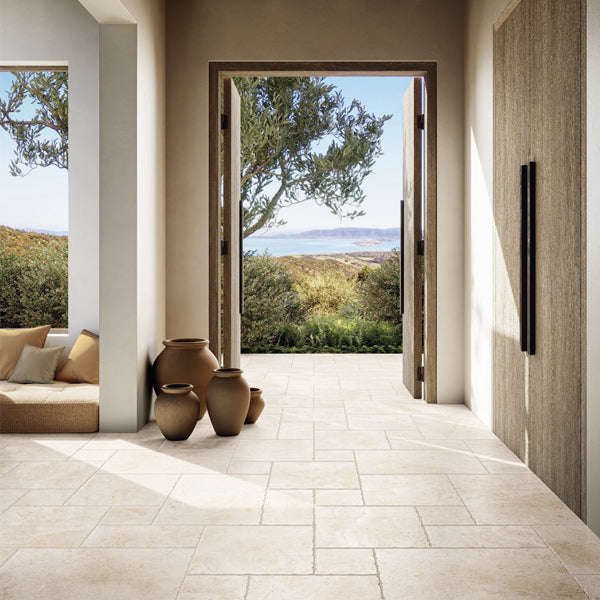 200x200mm Cerdomus - Tibur Cross-Cut Beige