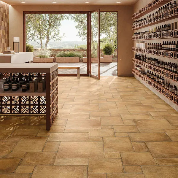 Elite Design Studio - Cerdomus - Valdorcia Ocra Modular (French Pattern)