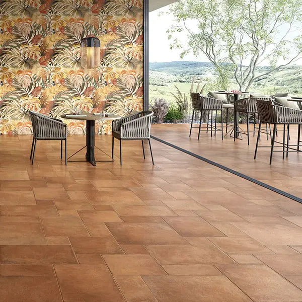 Elite Design Studio - Cerdomus - Valdorcia Terracotta Modular (French Pattern)