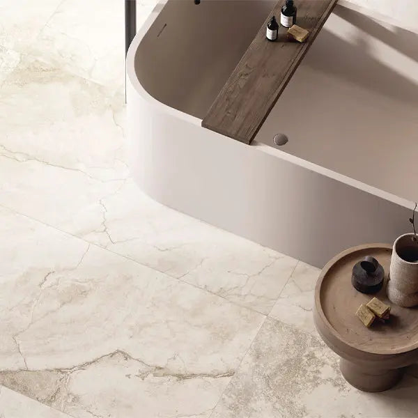 Elite Design Studio - 604x604mm Coem - Touch Stone White