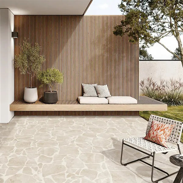 Elite Design Studio - Padua - Norcia Crosscut Beige (Crazy Pave)