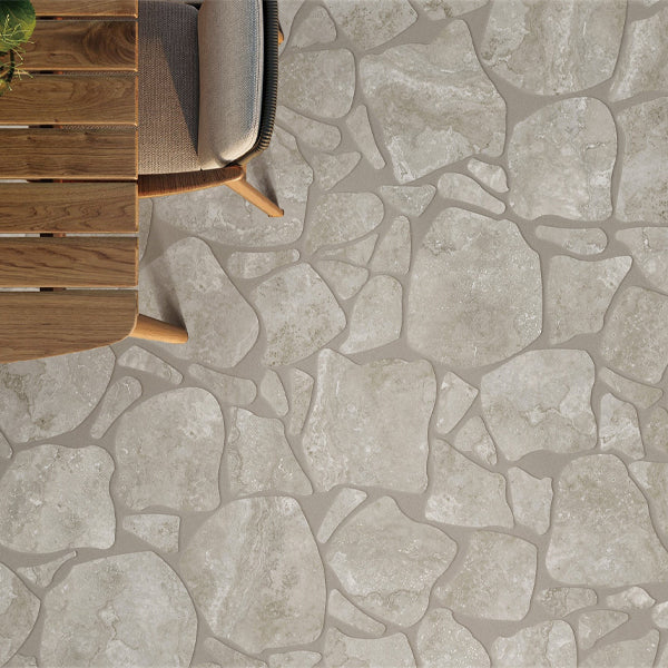 Padua - Norcia Crosscut Grey (Crazy Pave)