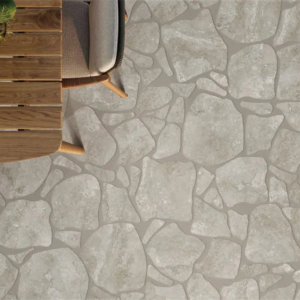 Elite Design Studio - Padua - Norcia Crosscut Grey (Crazy Pave)