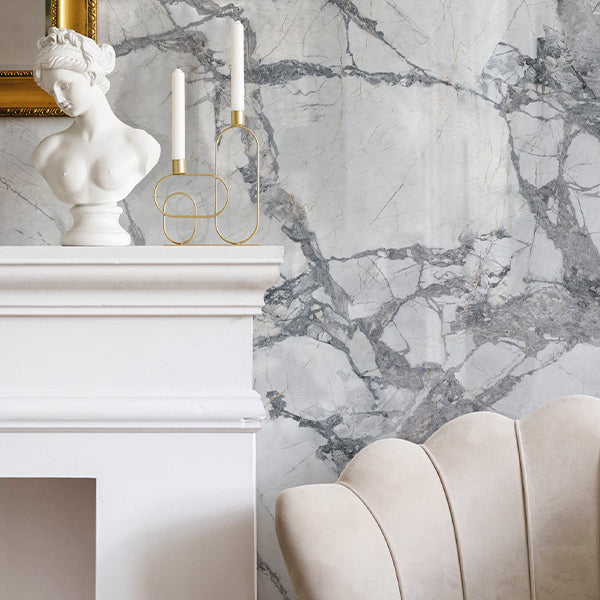 600x600mm Energieker - Marbles Invisible Grey