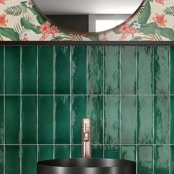 75x230mm Estudio Ceramico - Vermont Malachite Green