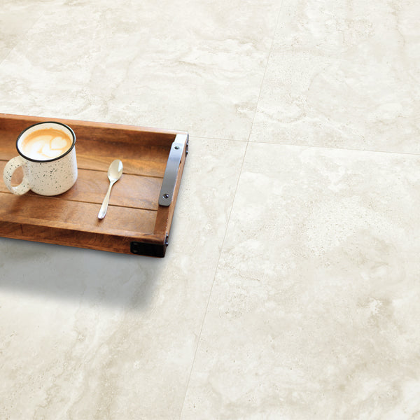 298x600x20mm Everstone - Romestone Bianco 20mm Bullnose Coping