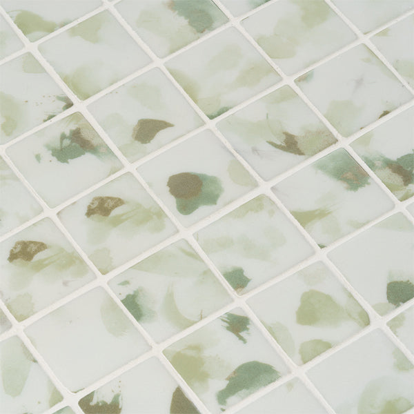 365x365mm Ezarri Pool Mosaic - Aquarelle Bolts 50mm Safe (Anti-Slip)