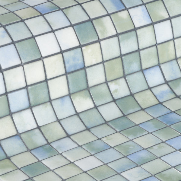 312x495mm Ezarri Pool Mosaic - Aquarelle Fluid 25mm Safe (Anti-Slip)
