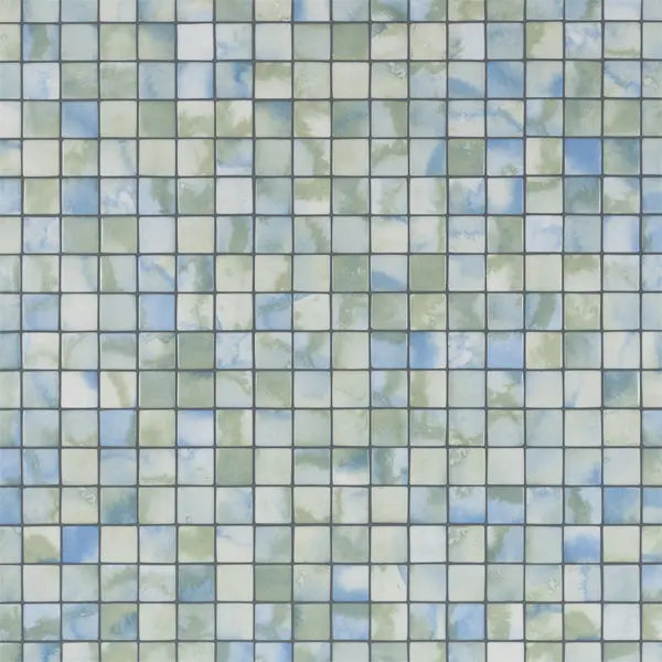 Elite Design Studio - 365x365mm Ezarri Pool Mosaic - Aquarelle Fluid 50mm Safe (Anti-Slip)