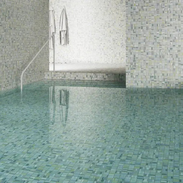 Elite Design Studio - 365x365mm Ezarri Pool Mosaic - Aquarelle Pigment 50mm Safe (Anti-Slip)