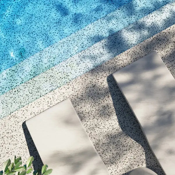 Elite Design Studio - 312x495mm Ezarri Pool Mosaic - Aquarelle Shades 25mm Safe (Anti-Slip)