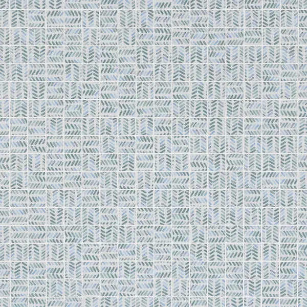 Elite Design Studio - 365x365mm Ezarri Pool Mosaic - Aquarelle Strokes 50mm Safe (Anti-Slip)