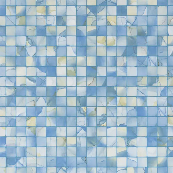 Elite Design Studio - 365x365mm Ezarri Pool Mosaic - Aquarelle Washes 50mm Safe (Anti-Slip)