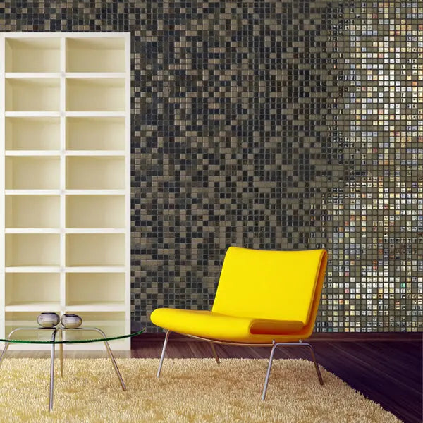 Elite Design Studio - 312x495mm Ezarri Pool Mosaic - Cocktail Alexander 25mm Gloss