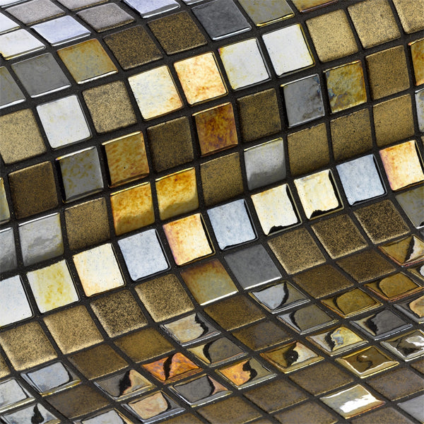 312x495mm Ezarri Pool Mosaic - Cocktail Alexander 25mm Gloss