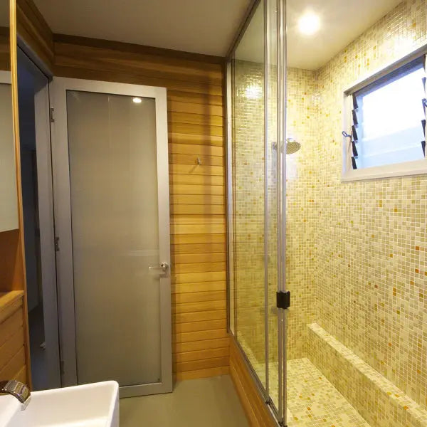 Elite Design Studio - 312x495mm Ezarri Pool Mosaic - Cocktail Bellini 25mm Gloss