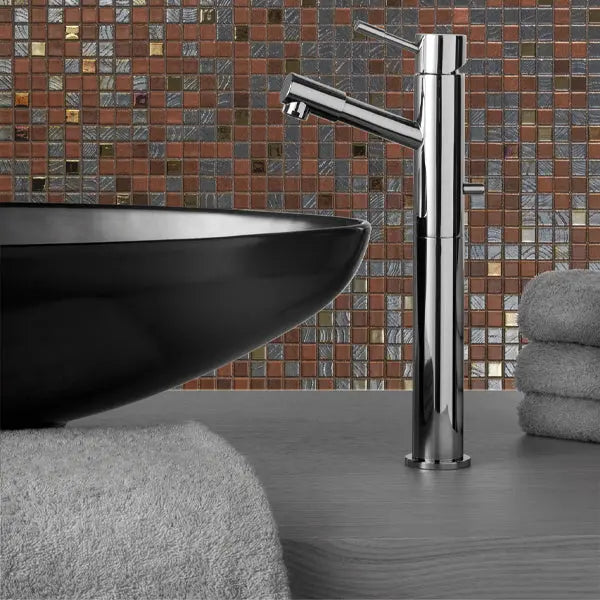 Elite Design Studio - 312x495mm Ezarri Pool Mosaic - Cocktail Bloody Mary 25mm Gloss