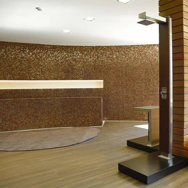 Elite Design Studio - 312x495mm Ezarri Pool Mosaic - Cocktail Cosmopolitan 25mm Gloss