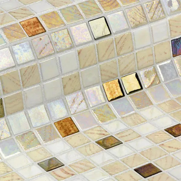 Elite Design Studio - 312x495mm Ezarri Pool Mosaic - Cocktail Daikiri 25mm Gloss