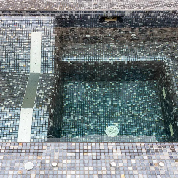 Elite Design Studio - 312x495mm Ezarri Pool Mosaic - Cocktail Gin Fiz 25mm Gloss