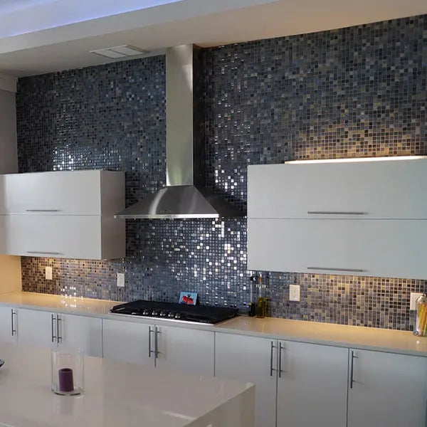 Elite Design Studio - 312x495mm Ezarri Pool Mosaic - Cocktail Gin Fiz 25mm Gloss