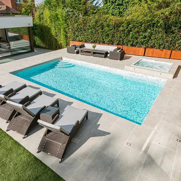 Elite Design Studio - 312x495mm Ezarri Pool Mosaic - Cocktail Mojito 25mm Gloss