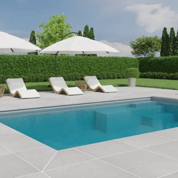 Elite Design Studio - 312x495mm Ezarri Pool Mosaic - Gemma Gibeon 25mm Gloss
