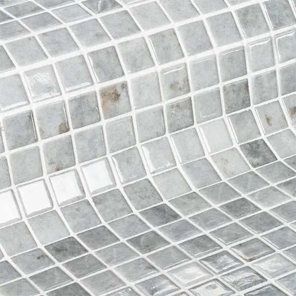 Elite Design Studio - 312x495mm Ezarri Pool Mosaic - Gemma Gibeon 25mm Gloss