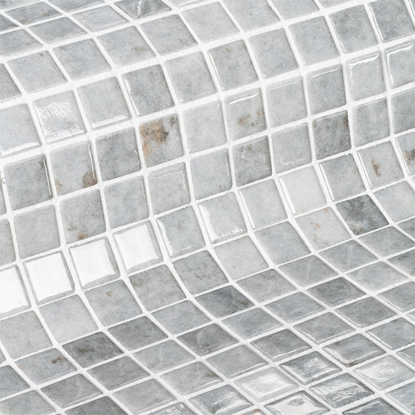 312x495mm Ezarri Pool Mosaic - Gemma Gibeon 25mm Gloss