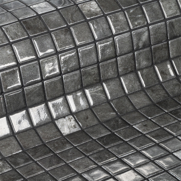 312x495mm Ezarri Pool Mosaic - Gemma Zircon 25mm Gloss