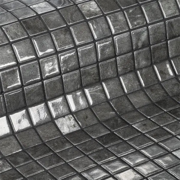 Elite Design Studio - 312x495mm Ezarri Pool Mosaic - Gemma Zircon 25mm Gloss