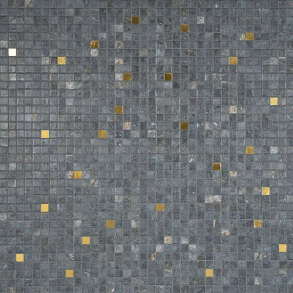 Elite Design Studio - 312x495mm Ezarri Pool Mosaic - Gold Dolerite Gold 25mm Gloss