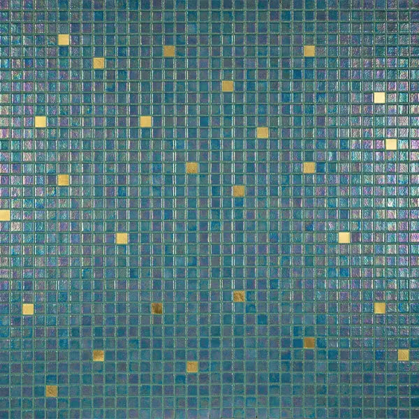 Elite Design Studio - 312x495mm Ezarri Pool Mosaic - Gold Jade Gold 25mm Gloss