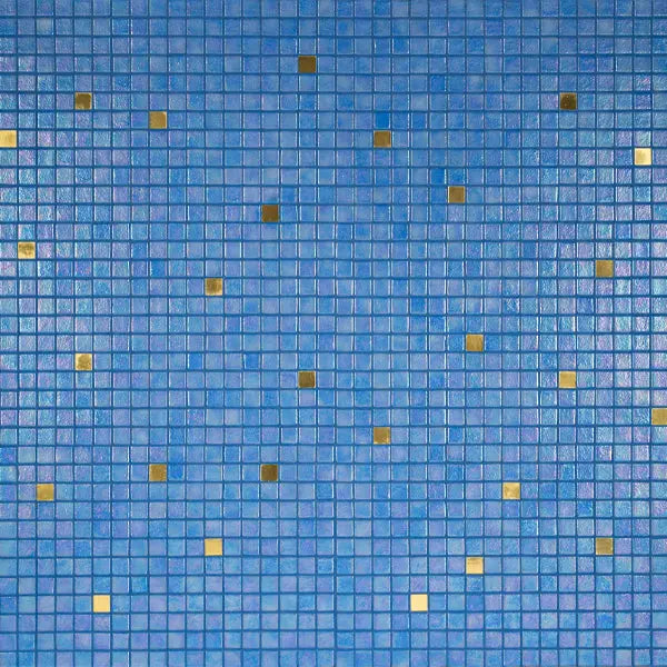 Elite Design Studio - 312x495mm Ezarri Pool Mosaic - Gold Ocean Gold 25mm Gloss