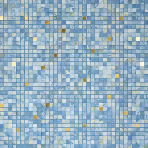 Elite Design Studio - 312x495mm Ezarri Pool Mosaic - Gold Washes Gold 25mm Gloss