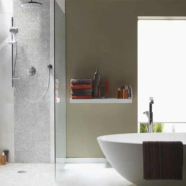 Elite Design Studio - 312x495mm Ezarri Pool Mosaic - Zen Stone Ash 25mm Safe (Anti-Slip)
