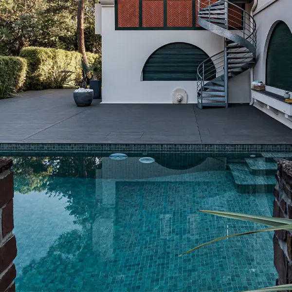 Elite Design Studio - 365x365mm Ezarri Pool Mosaic - Zen Stone Bali Stone 50mm Matt