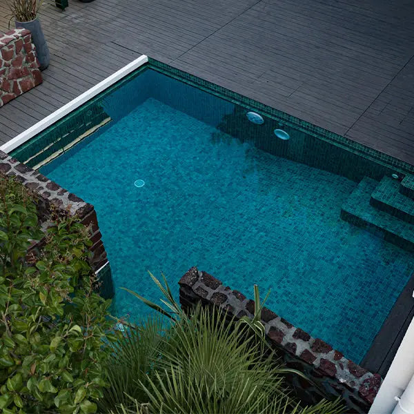 Elite Design Studio - 365x365mm Ezarri Pool Mosaic - Zen Stone Bali Stone 50mm Matt
