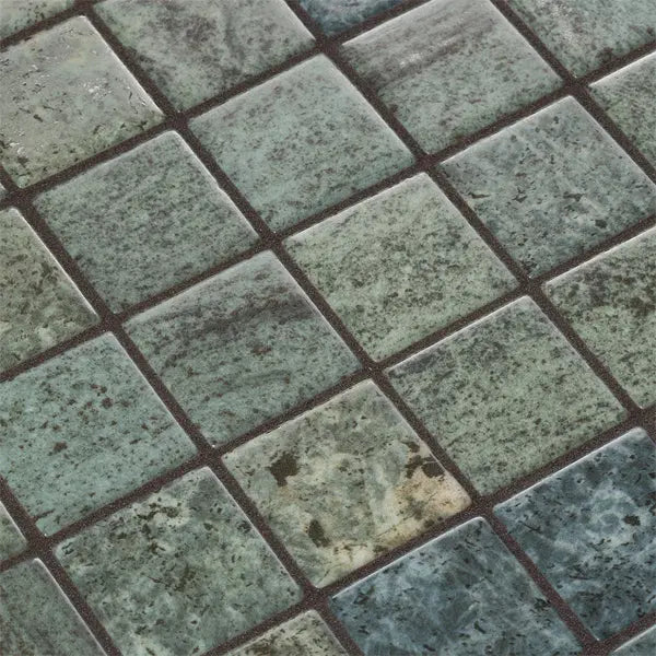 Elite Design Studio - 365x365mm Ezarri Pool Mosaic - Zen Stone Bali Stone 50mm Matt