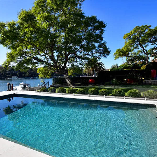 Elite Design Studio - 312x495mm Ezarri Pool Mosaic - Zen Stone Bali Stone 25mm Matt