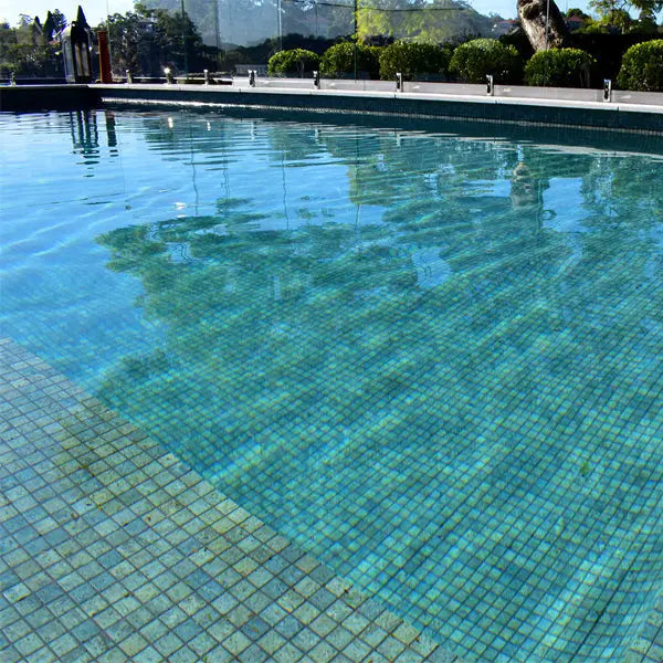 Elite Design Studio - 312x495mm Ezarri Pool Mosaic - Zen Stone Bali Stone 25mm Matt