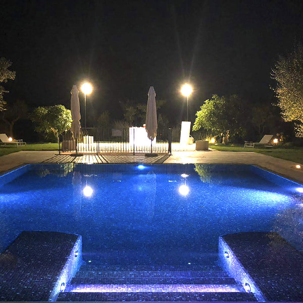 312x495mm Ezarri Pool Mosaic - Zen Stone Black Marble 25mm Matt