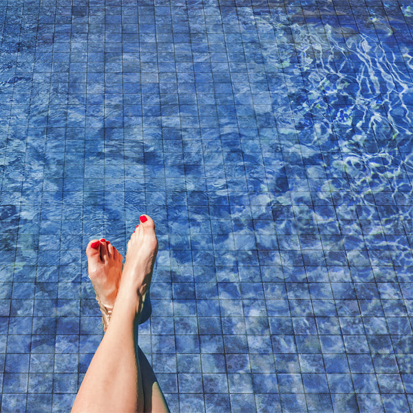 365x365mm Ezarri Pool Mosaic - Zen Stone Bluestone 50mm Matt