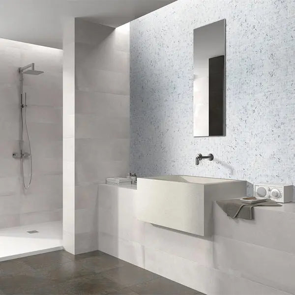 Elite Design Studio - 312x495mm Ezarri Pool Mosaic - Zen Stone Carrara 25mm Safe (Anti-Slip)