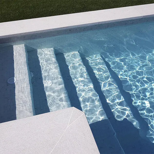 Elite Design Studio - 312x495mm Ezarri Pool Mosaic - Zen Stone Carrara 25mm Safe (Anti-Slip)