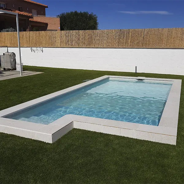 Elite Design Studio - 312x495mm Ezarri Pool Mosaic - Zen Stone Carrara 25mm Safe (Anti-Slip)